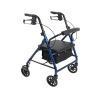 ProBasics Steel Rollator 6″ Wheels Burgundy & Blue 300lb W/Capacity - Image 3