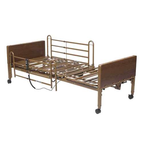 Standard Semi-Electric Bed Height Adjustable with Fiber Core Mattress in Michigan USA