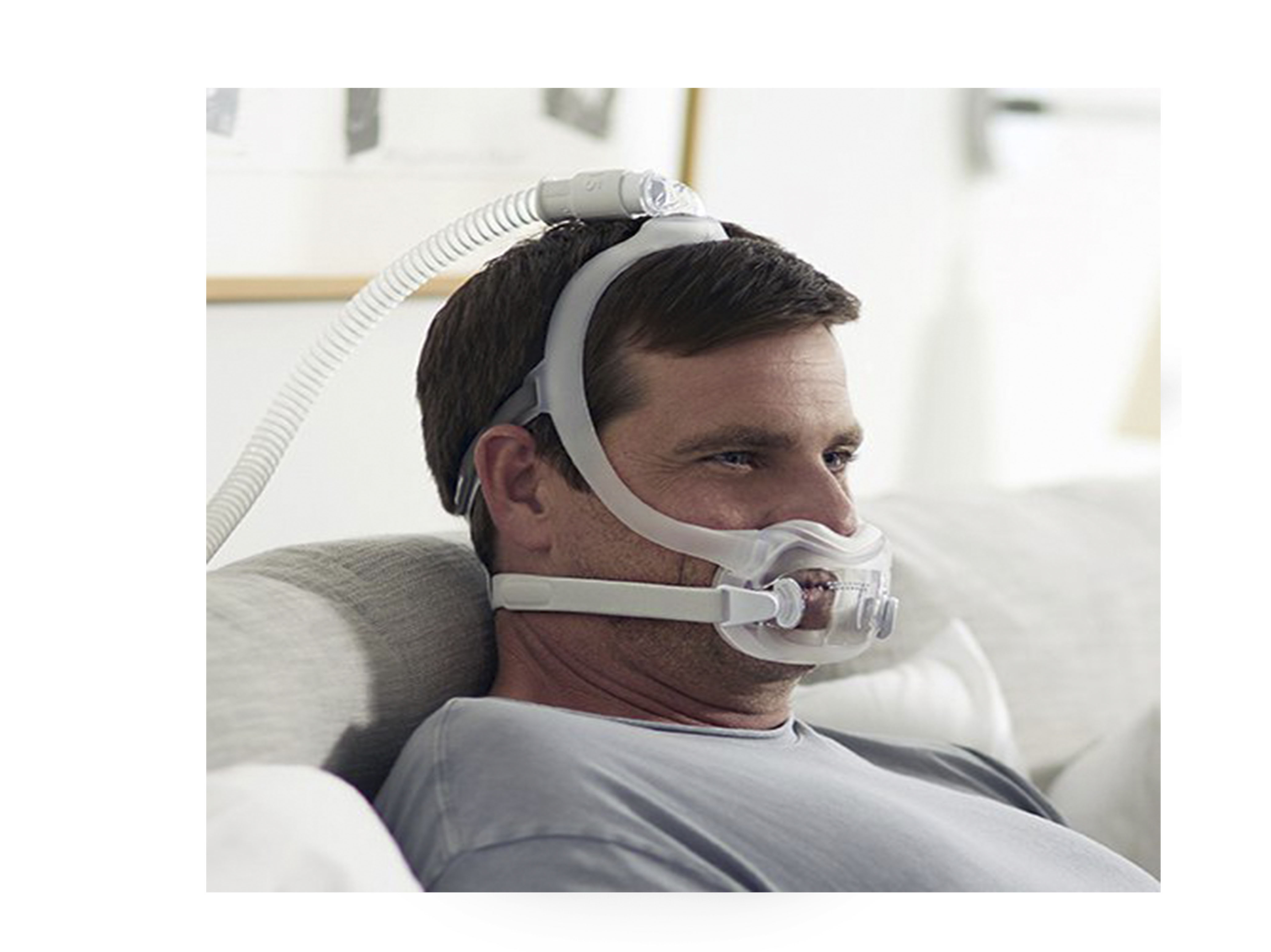 DreamWear full face Mask with Headgear S & M frames | Philips Respironics - Image 2