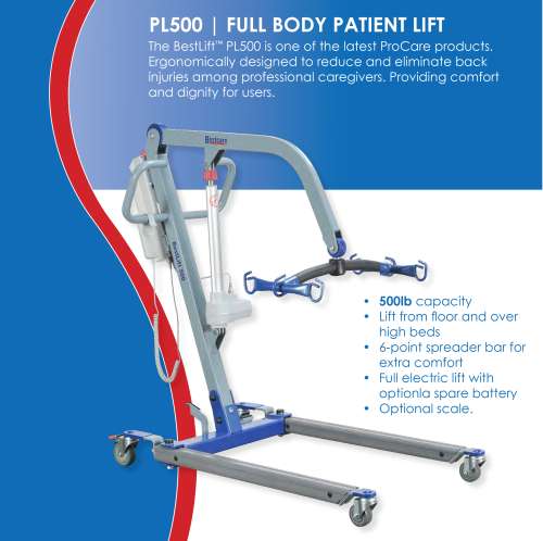 BestLift® PL500 – Full Body Patient Lift | Michigan USA