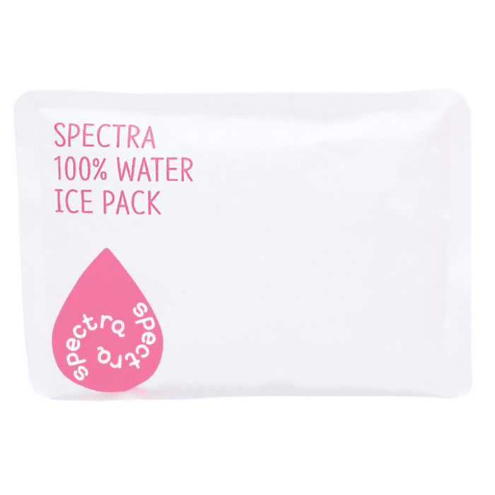 Spectra Pink Cooler with Ice Pack and Wide Neck Bottles