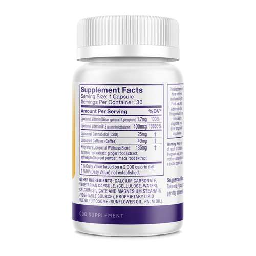 GOOD MORNING LIPOSOMAL CBD+ CAPSULES | Michigan USA