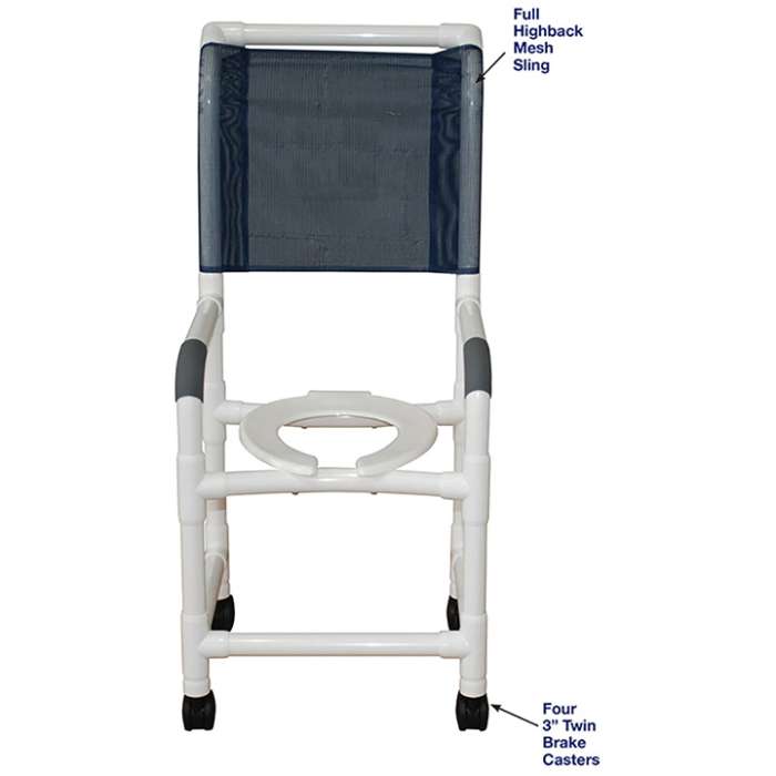 MJM HIGHBACK SHOWER CHAIR ADDITIONAL BACK SUPPORT in Michigan USA