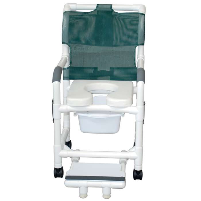 MJM SHOWER CHAIR W/SOFT SEAT 118-3-SSDE-DDA-SFS-SQ-PAIL in Michigan USA