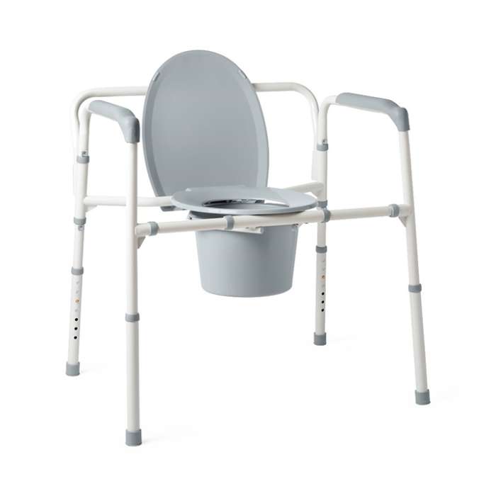 Medline Extra-Wide 24" Steel Bariatric Commodes chair available in michigan usa