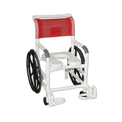 MJM International Self-propelled AQUATIC REHAB shower transport chair - Sliding Footrest available in Michigan USA