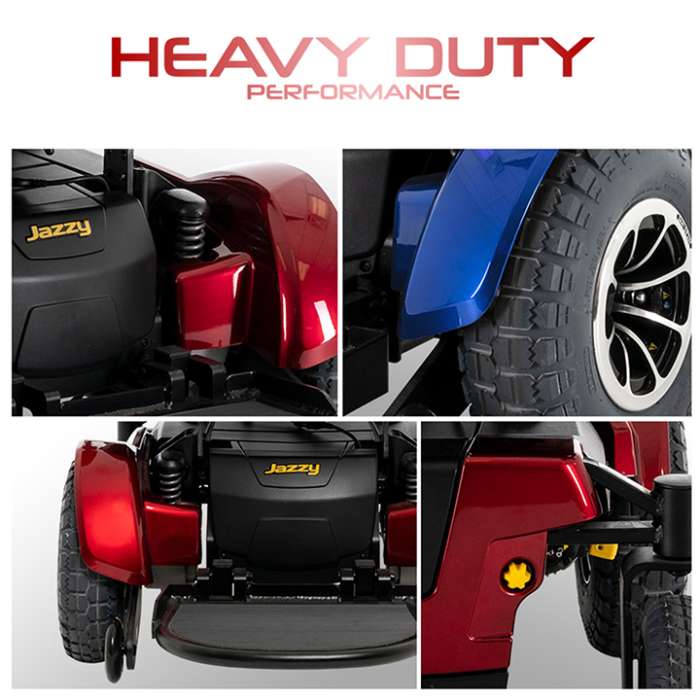 This Jazzy® Most Heavy Duty Electric Power Wheelchair - 1450 by Pride Mobility is available in Michigan, USA.