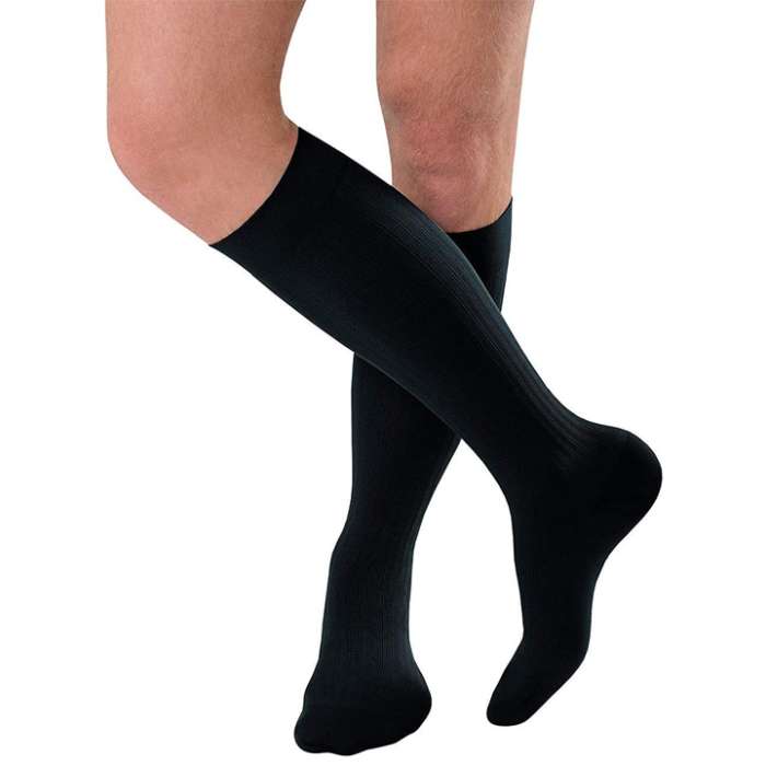 Jobst Men's Ambition Knee High Medical Compression Socks 15-20 mmHg Made with superior moisture-wicking properties that help keep feet dry and cool. for sale available in Ann Arbor MI, USA