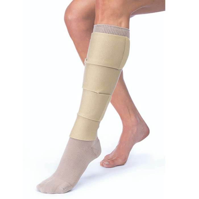 Jobst Farrow Wrap 4000 Compression Legpiece is designed to help reduce limb swelling and maintain volume reductions, as well as promote healing of venous leg ulcers. for sale and available in Ann Arbor MI, USA