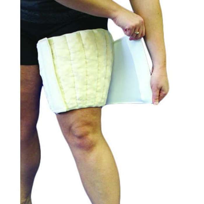 JOBST® Ready-To-Wear JoviPak Rehab Thigh Wrap wrap-style garment extends from the lower thigh to the groin and has a fully adjustable closure. for sale and available in Ann Arbor MI, USA