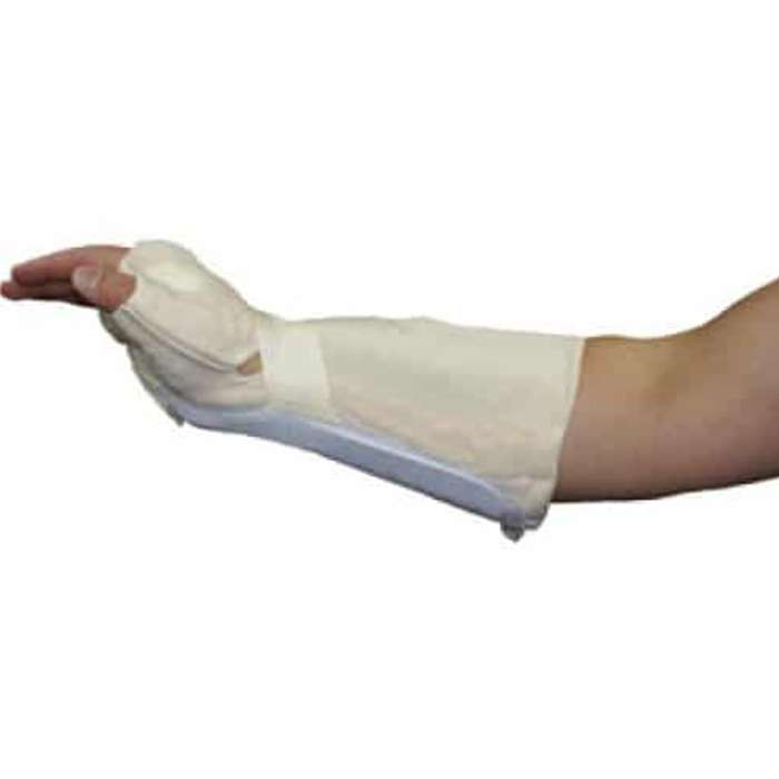 JOBST® Ready-To-Wear JoViPak Rehab Cock-Up Splint offers an easy slide-in design that wraps at the wrist and forearm and incorporates a removable metal splint. for sale and available in Ann Arbor MI, USA