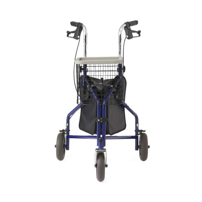 Medline 3-Wheel Rollator Walker - Lightweight & Foldable design for Stability walking aid with foldable + lightweight design for convenient storage, for sale in Michigan USA