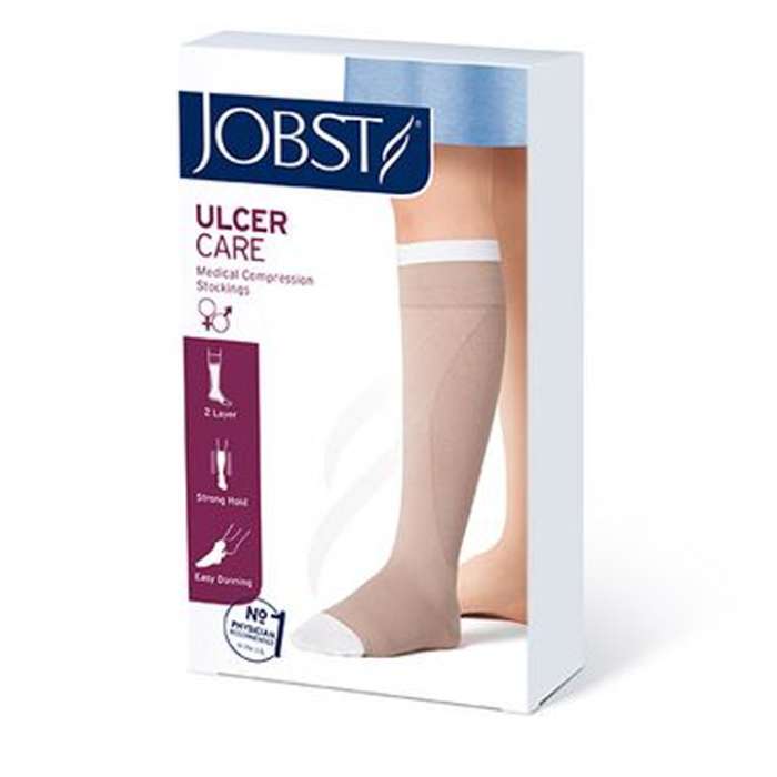 JOBST® UlcerCARE™ Stocking 2-Part System W/Lin designed for an effective management of venous leg ulcers. for sale and available in Ann Arbor MI, USA