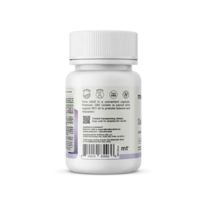 Medterra Daily Relief CBD Isolate Capsules - Image 3