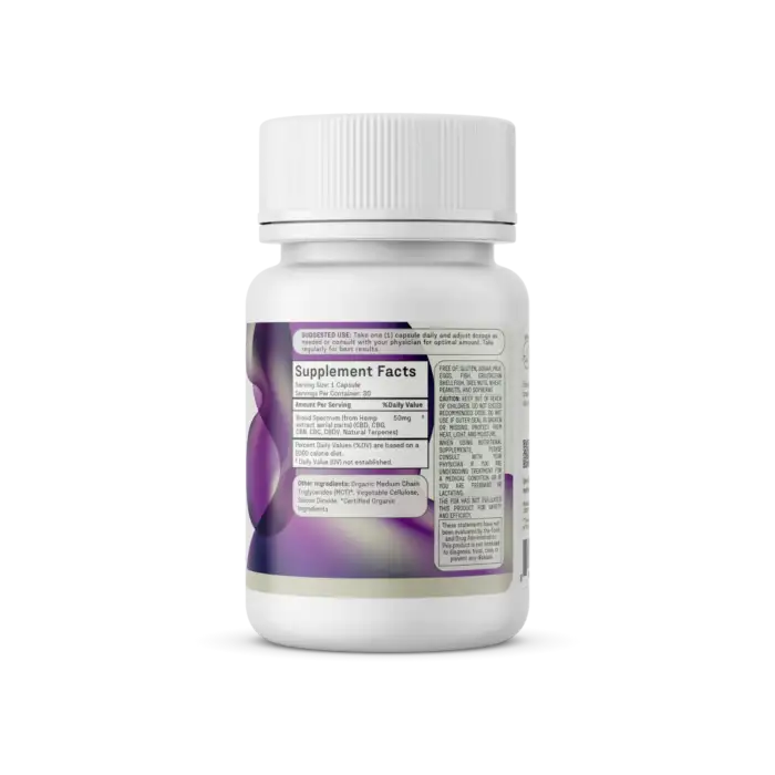 Medterra Enhanced Relief Broad Spectrum Capsules - Image 2